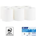 MERIDA TOP CENTER PULL MAXI paper towel in roll, white maxi, 2-ply, diameter 18 cm, 158 m, (6 pcs / pack.)